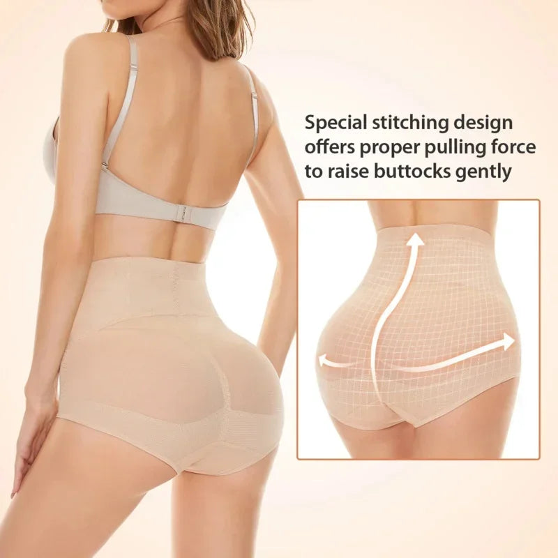 Women's Tummy Control Shapewear Panties – Seamless Butt Lifter Briefs