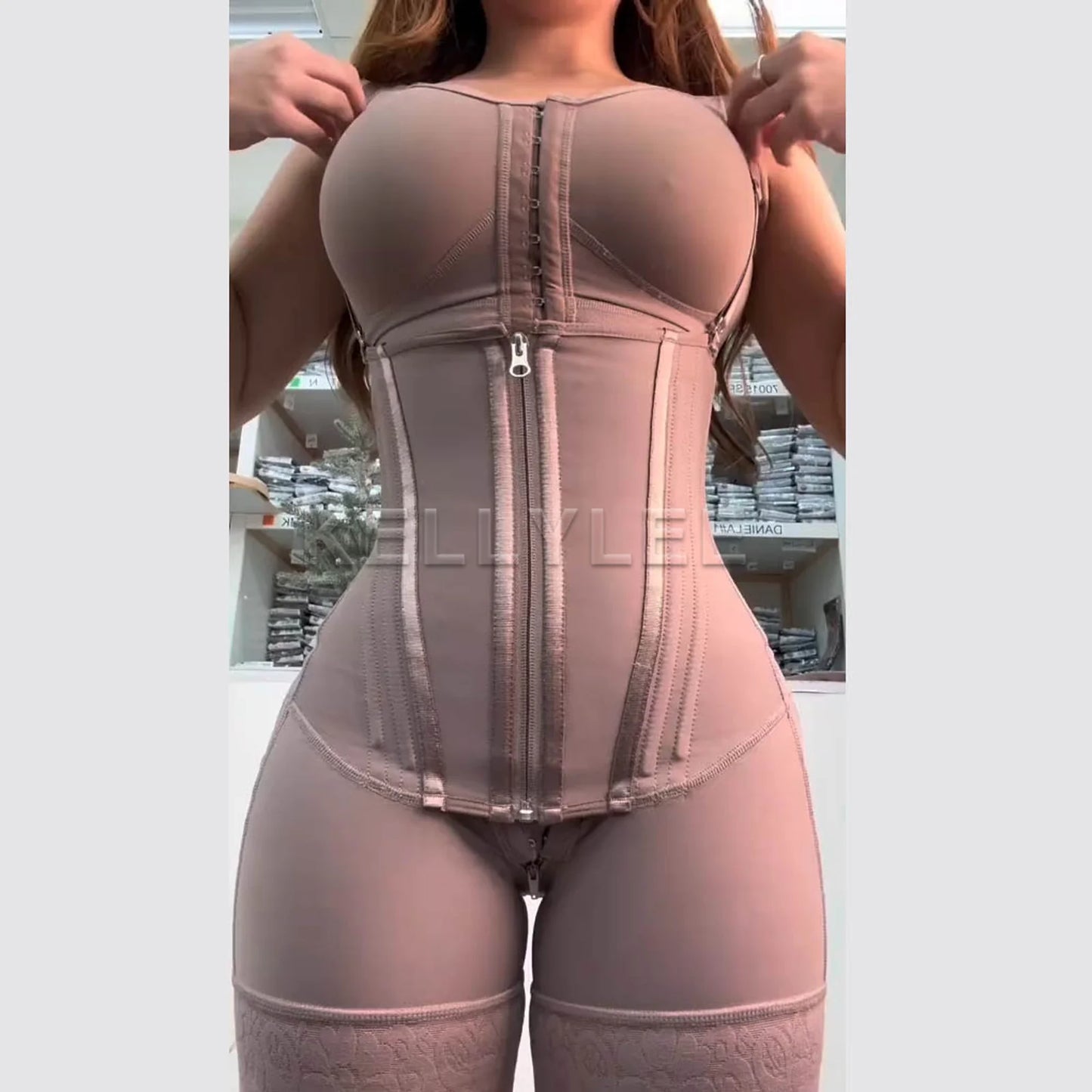 Seamless Tummy Control Thong Shapewear with Wide Straps – Durable, Stretchy, and Wrinkle-Resistant