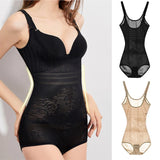 Women's Seamless Waist Trainer Bodysuit – Tummy Control Shapewear Panties