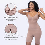 Women's High-Waist Tummy Control Bodysuit Shapewear Shorts