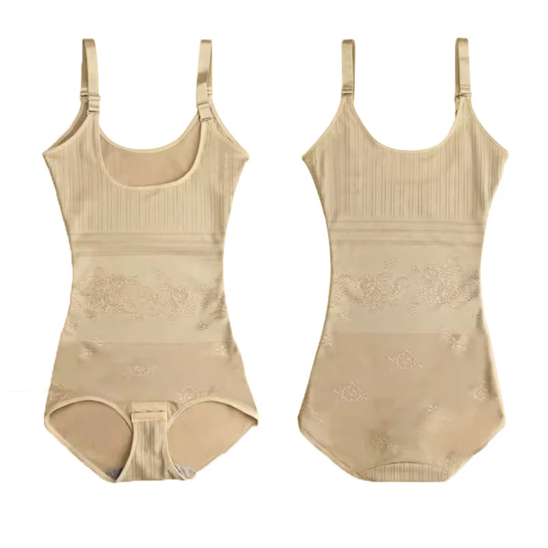 Women's Seamless Waist Trainer Bodysuit – Tummy Control Shapewear Panties