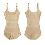 Women's Seamless Waist Trainer Bodysuit – Tummy Control Shapewear Panties