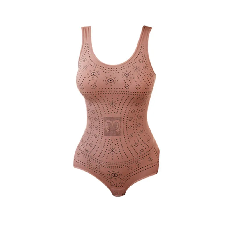 Women's Seamless Full Body Shaper – Plus Size Tank Bodysuit Tummy Control