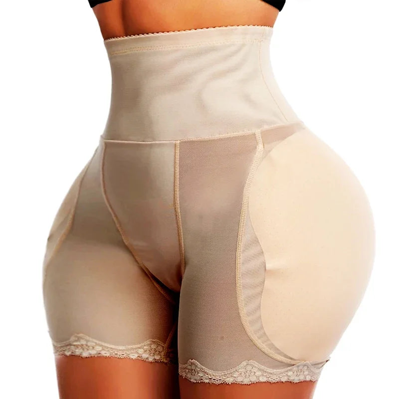 AfruliA Women's Padded Bodysuit Shapewear – Butt  Enhancer Tummy Control Waist Trainer