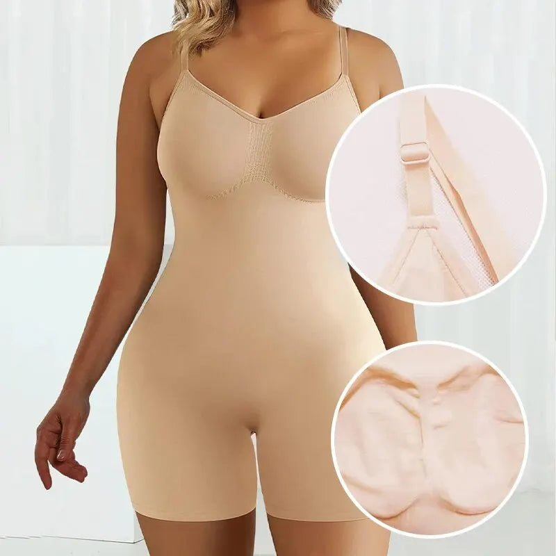 Women’s Seamless Tummy Control Bodysuit –  Shapewear Slimming Belly Belt