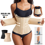 Women's Waist Trainer Corset – Medium-Control Fajas Shapewear with Steel Bones
