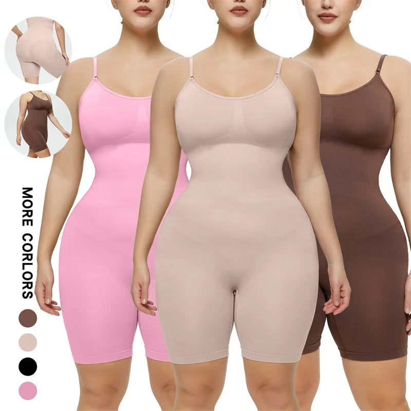 Women's Tummy Control Bodysuit – Waist Trainer Shapewear Top