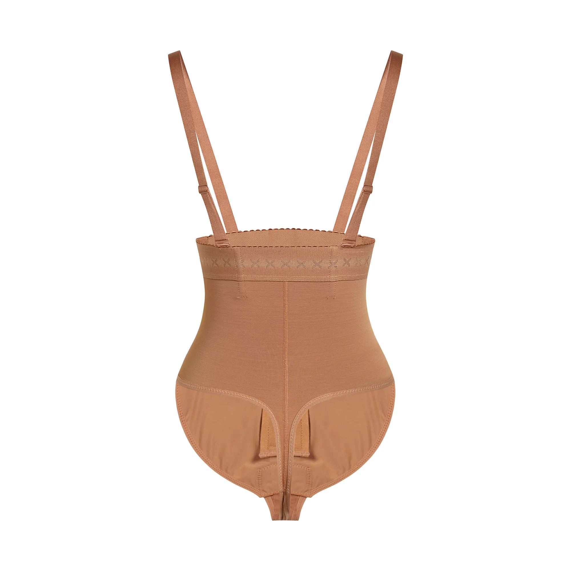 High Compression Triangle Bodysuit Shapewear with Zipper