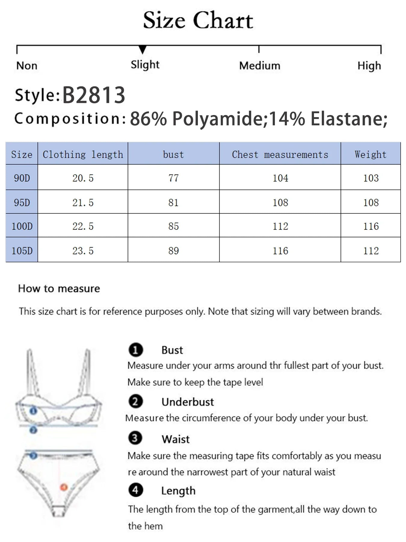 Women's Plus Size Underwear Half Cup Gathering Push Up U-shaped Solid Color Design Suitable For Plump Women 90D-105D B2813