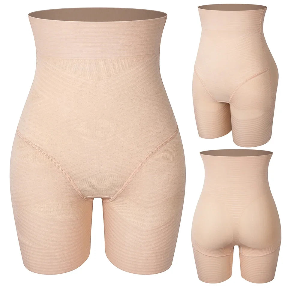 Women Body Shaper Tummy Control Shorts High Waist Mid Thigh Shapers Shaping Panties Slimming Underwear Waist Trainer Shapewear
