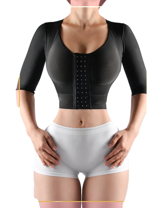 Women’s Full Body Shaping Vest – Medium Compression Bodysuit with Tummy Control