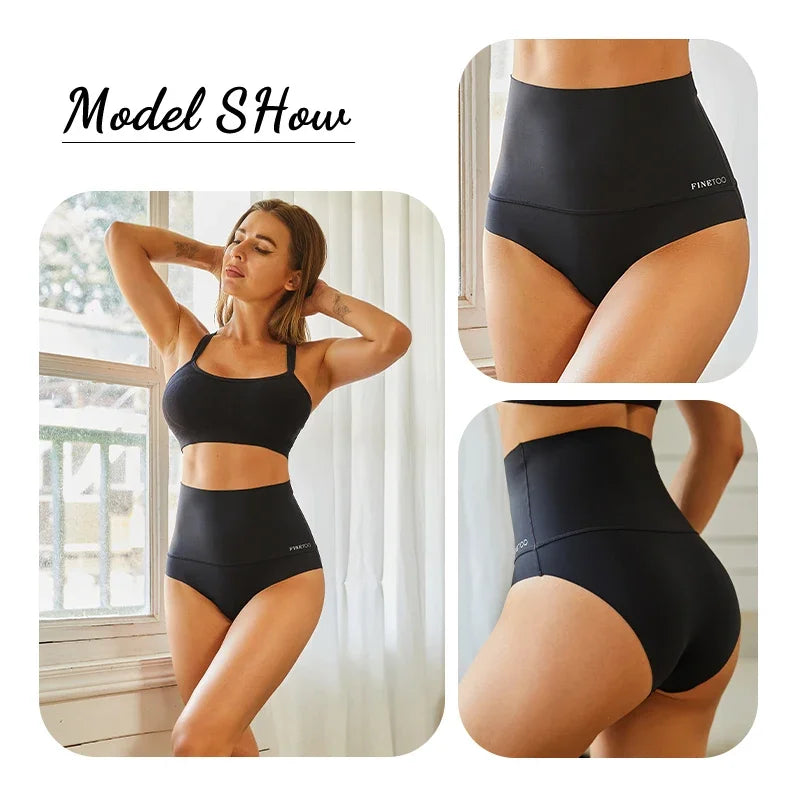 Women Seamless Shapewear Briefs High Waist Butt Lifter Women's Maillard Sexy Tummy Control Belly Shaping Lingerie Female Panty