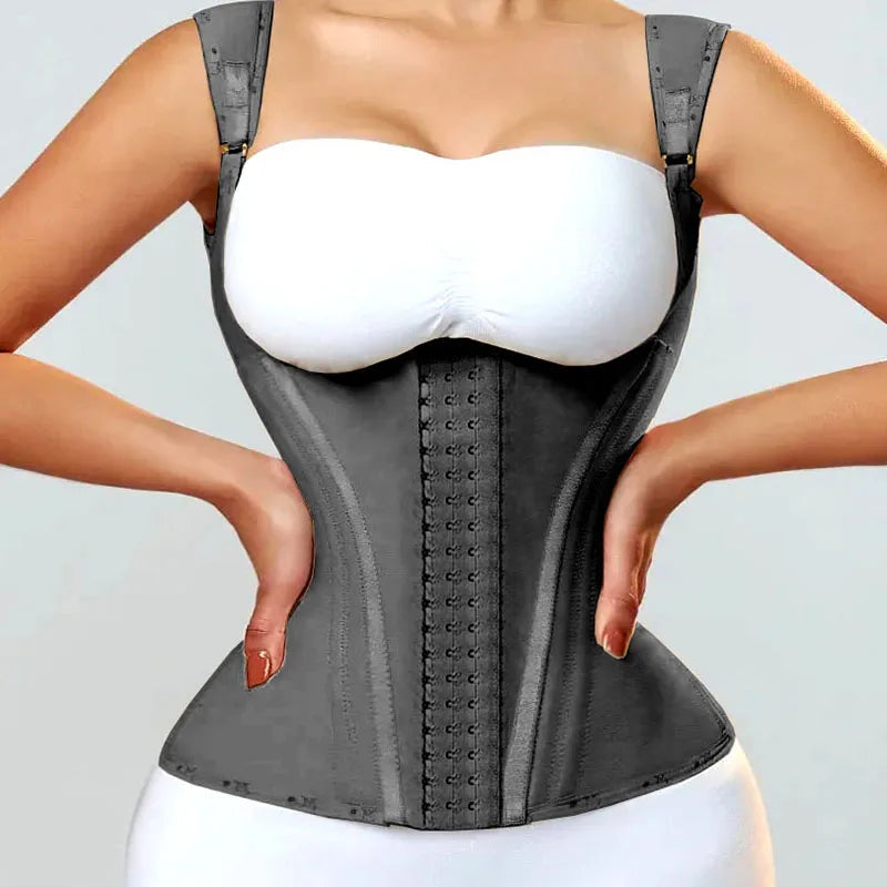 Fajas Colombian Body Shaper – High Compression Waist Trainer Corset Vest
