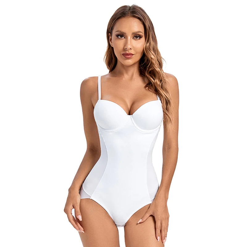 Body Shaper Bodysuit for Women – Underwire Lingerie Tummy Control Slim Fit
