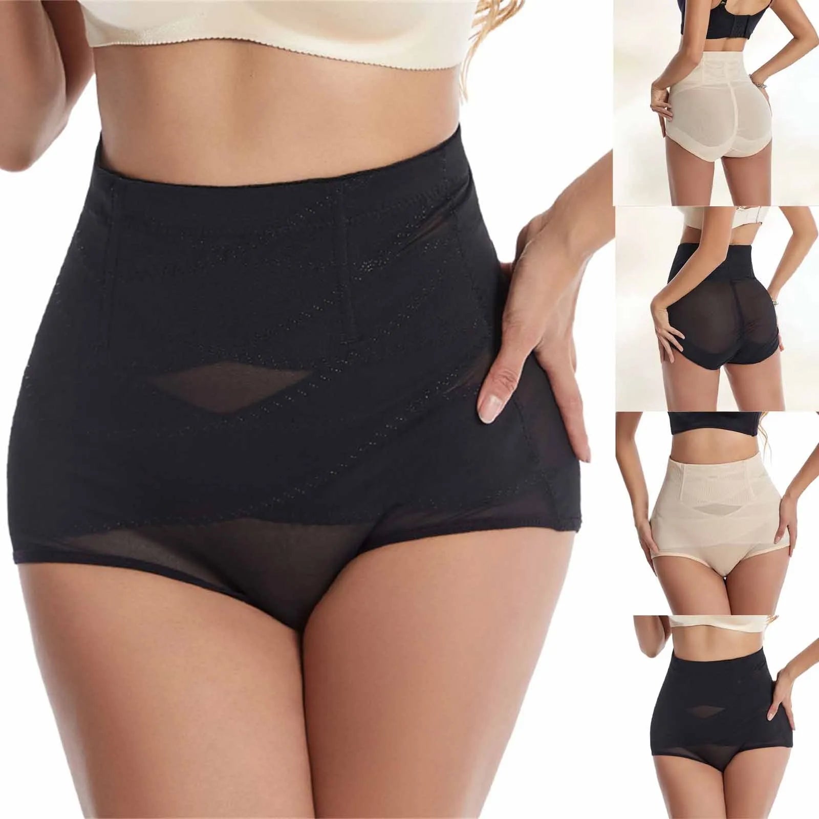 Women's High-Waist Tummy Control Shapewear Briefs