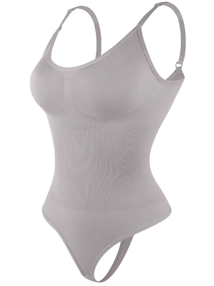 Tummy-Control Thong Bodysuit