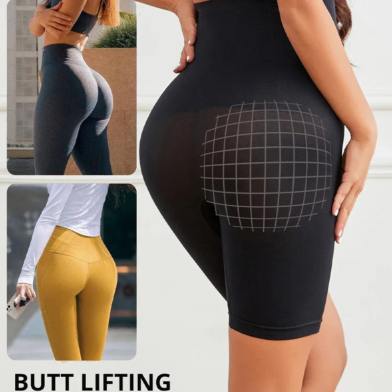 High Waist Tummy Control Shapewear Shorts – Butt Lifter & Thigh Slimmer