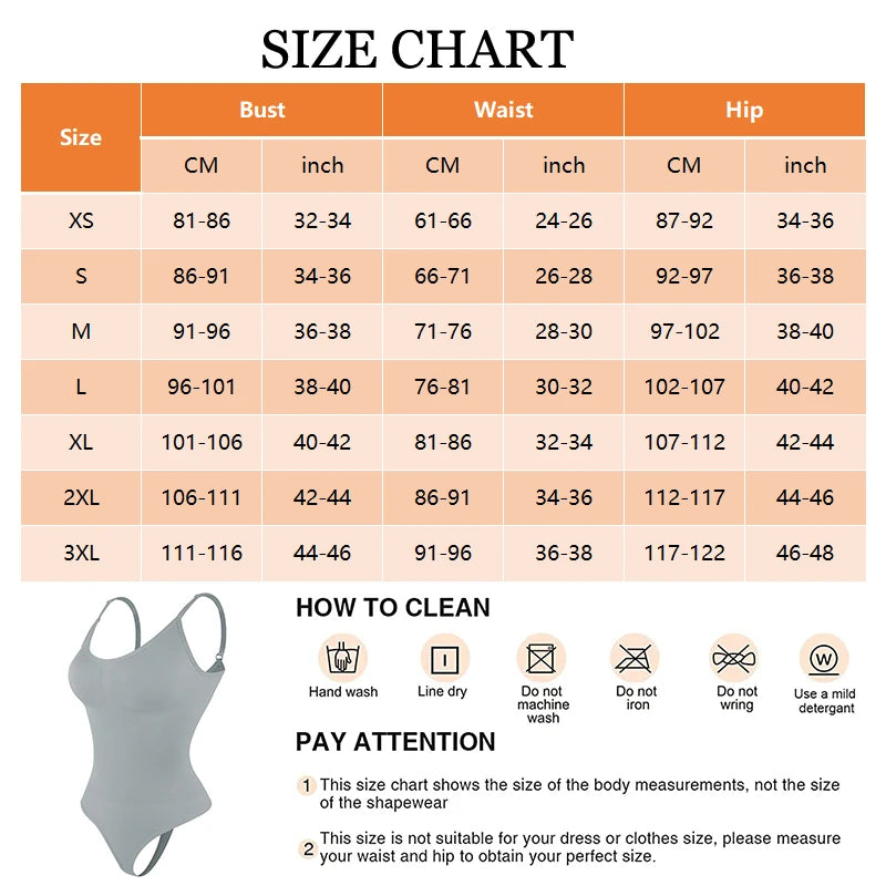 Women's Full Body Shaper – Firm Control Thong with Tummy Control