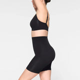 Seamless Sculpt High-Waisted Shapewear Shorts – Mid-Thigh Tummy Control