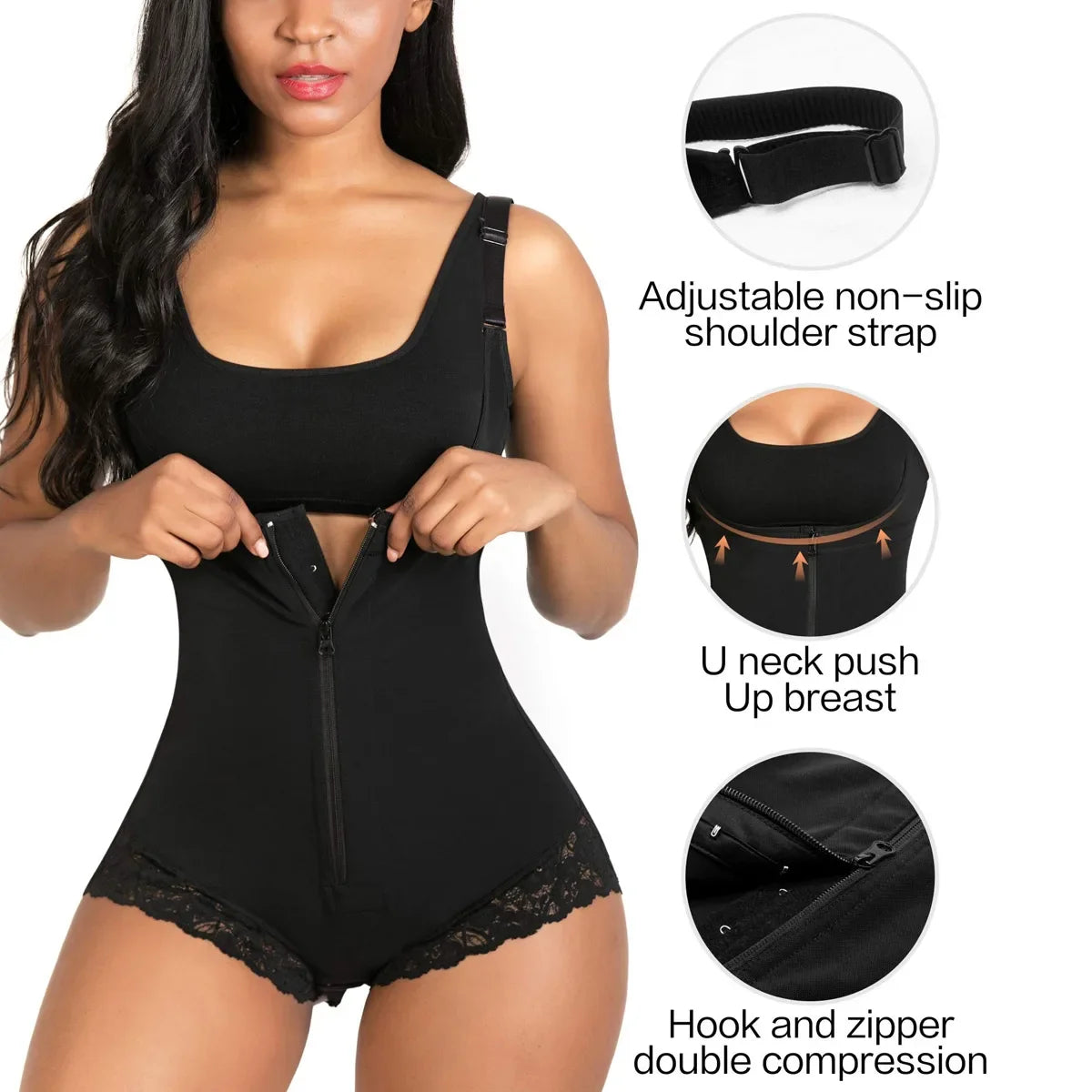 Colombian Shapewear Bodysuit – Tummy Control Girdle & Waist Trainer for Women