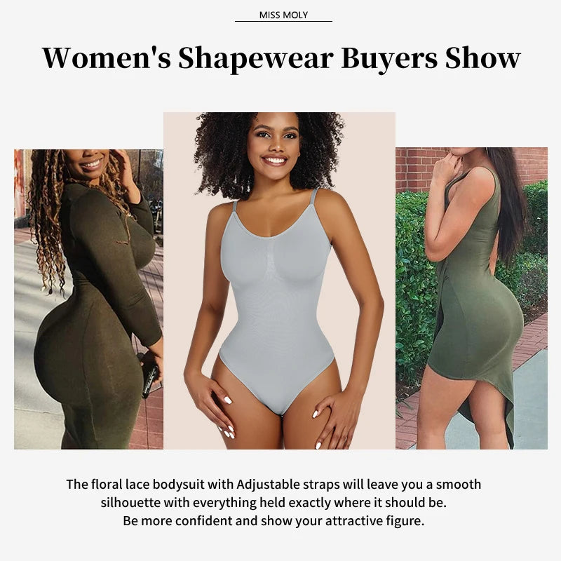 Women's Full Body Shaper – Firm Control Thong with Tummy Control