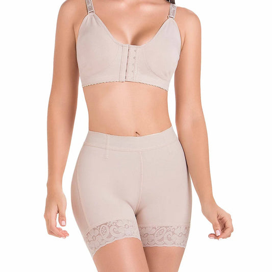 Seamless Hip Lifting Shapewear Shorts – Light Tummy Control Panties for Post-Surgery