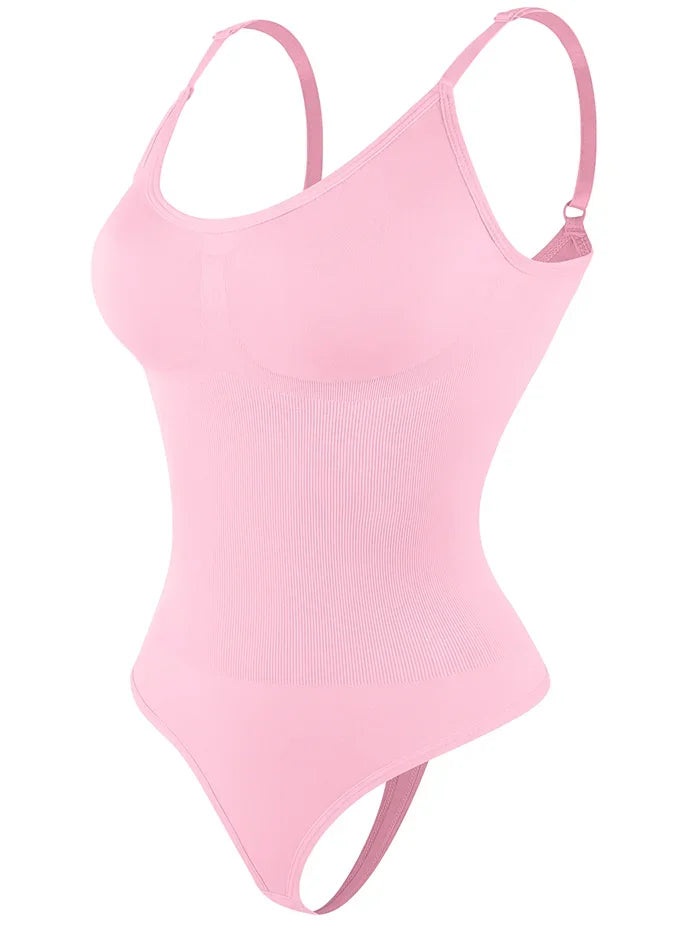 Tummy-Control Thong Bodysuit