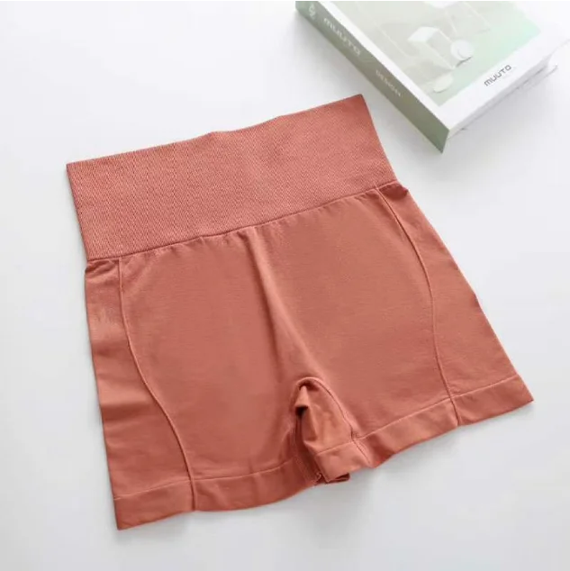 High Waist Seamless Scrunch Butt Workout Shorts
