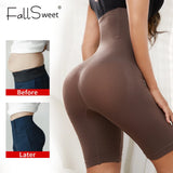 FallSweet High Waist Tummy Control Shapewear Shorts – Butt Lifter Body Shaper Panties (XS–6XL)