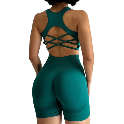 Women’s High-Waist Seamless Workout Set