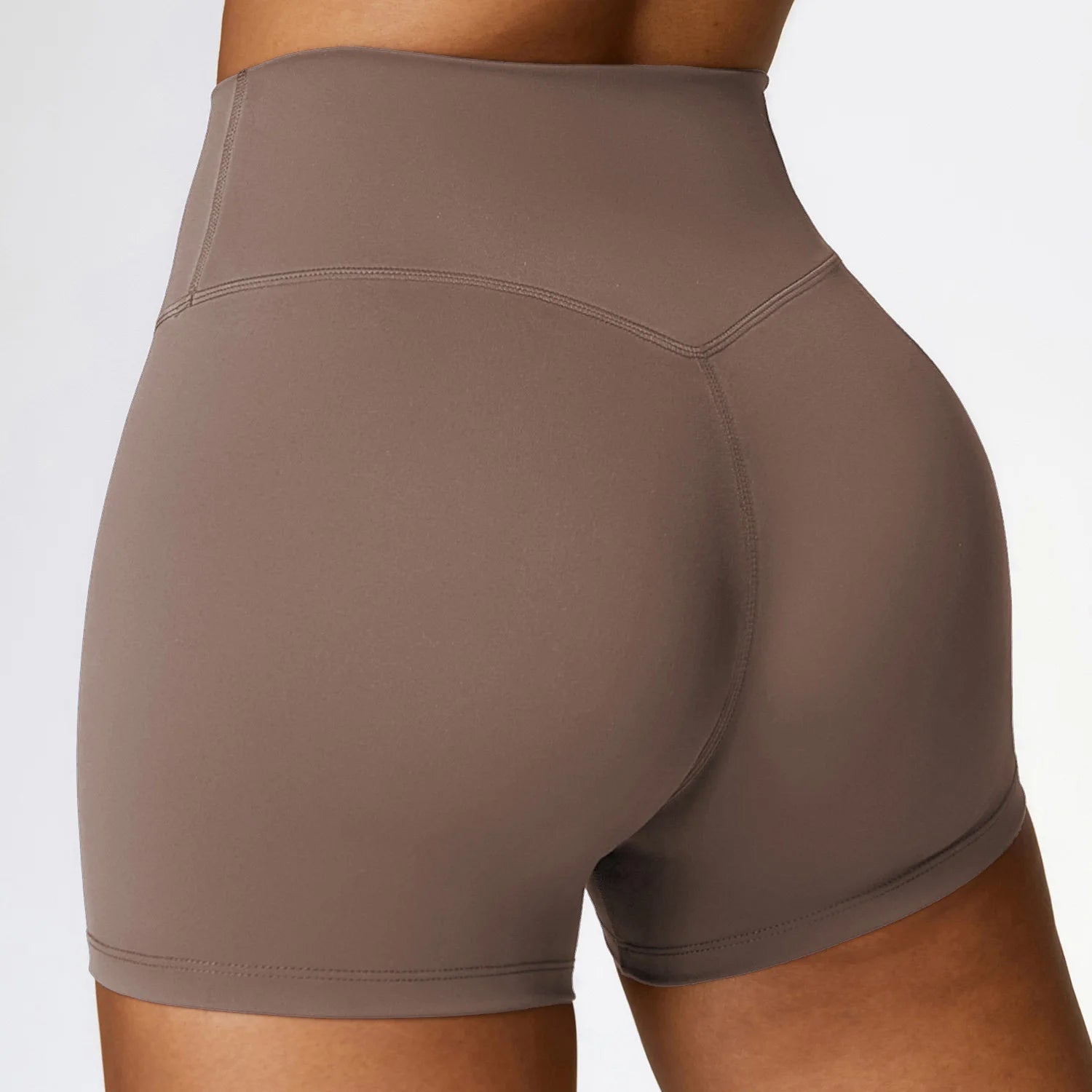Women's High-Waist Yoga Shorts – Hip-Lifting