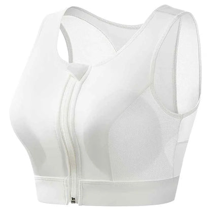 Plus Size Front Closure Sports Bra Tank Top