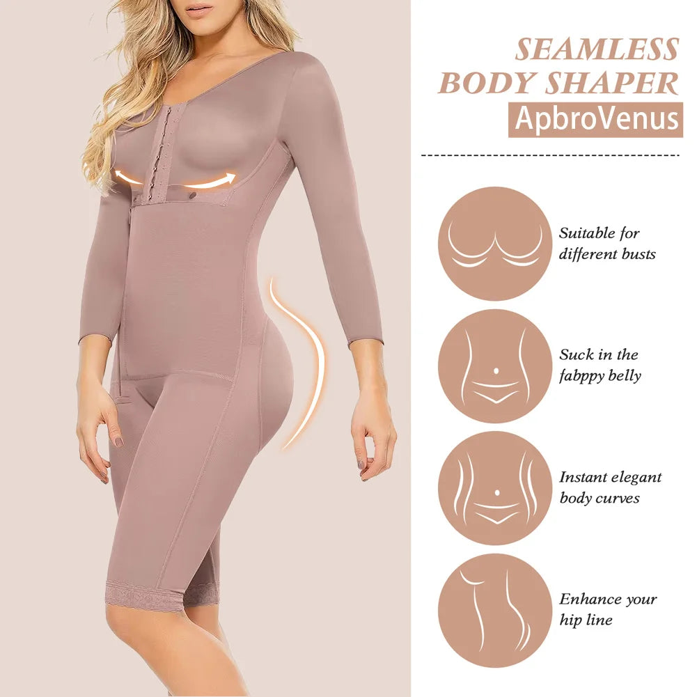 Colombian Full Body Shaper for Women – Postpartum  Compression Bodysuit
