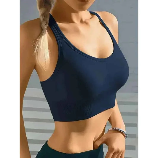 Seamless Push Up Yoga Tank Bra