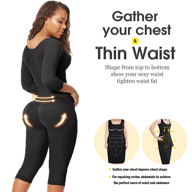 Colombian Full Body Shaper for Women – Postpartum  Compression Bodysuit