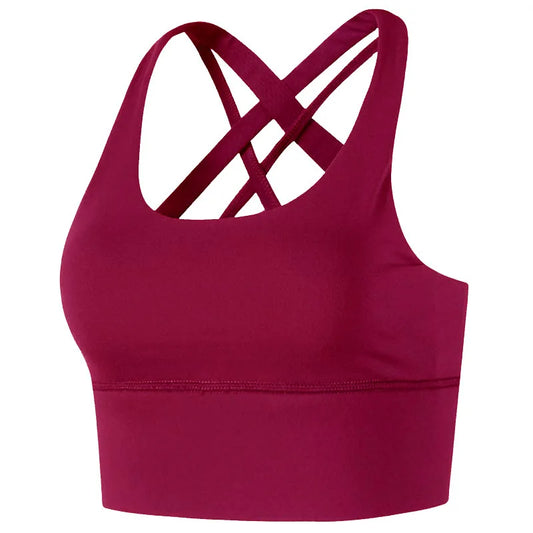 High Impact Women's Sports Bra with Back Closure