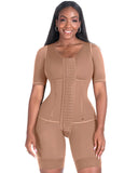 Women's High Compression Full Body Shapewear – Slimming Faja Corset Bodysuit for a Smooth & Sculpted Silhouette