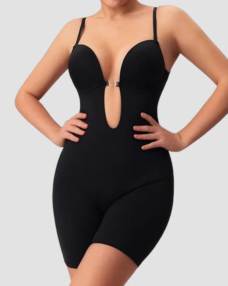 Backless Seamless Shapewear Bodysuit for Women – Butt Lifter, Waist Slimmer & Thigh Shaper
