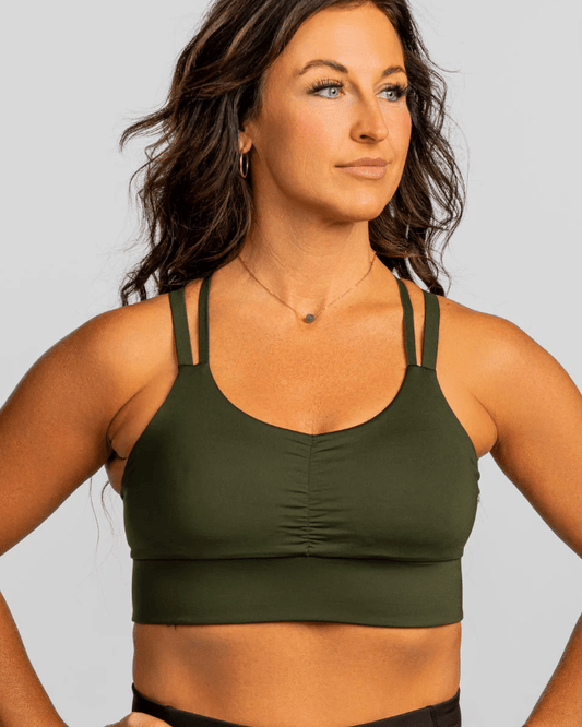 Double Down Bra â€“ JunipHer (Forest Green)