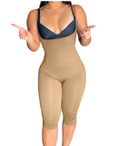 Full Body Shaper Bodysuit – Open-Bust Postpartum Shapewear with Medium Compression