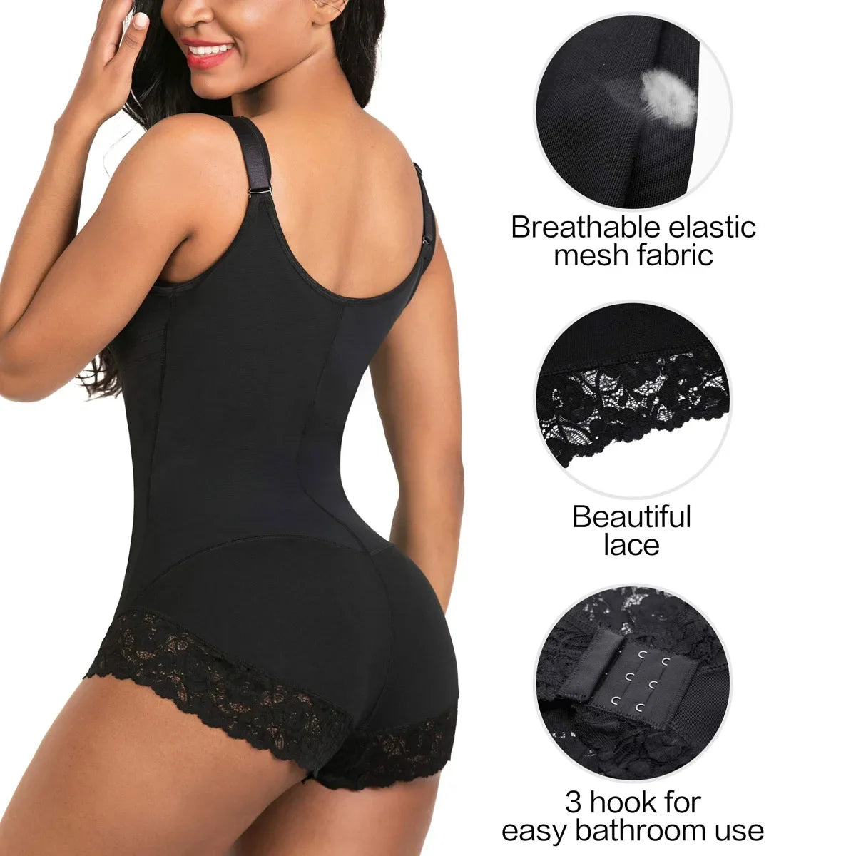 Colombian Shapewear Bodysuit – Tummy Control Girdle & Waist Trainer for Women