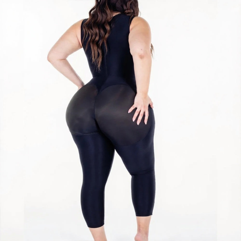 Fajas Colombianas Full Body Shapewear – Firm Compression Postpartum Bodysuit
