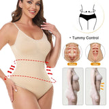 Women's Tummy Control Thong Bodysuit Shapewear