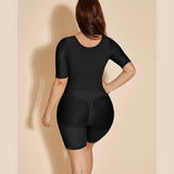 Fajas Colombianas Liposculpture Shapewear – One-Piece Mid Sleeve Bodysuit