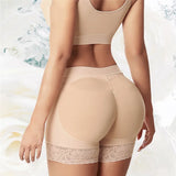 Women's Padded Butt Lifter Shapewear – Firm Control Hip Enhancer with Lace Trim