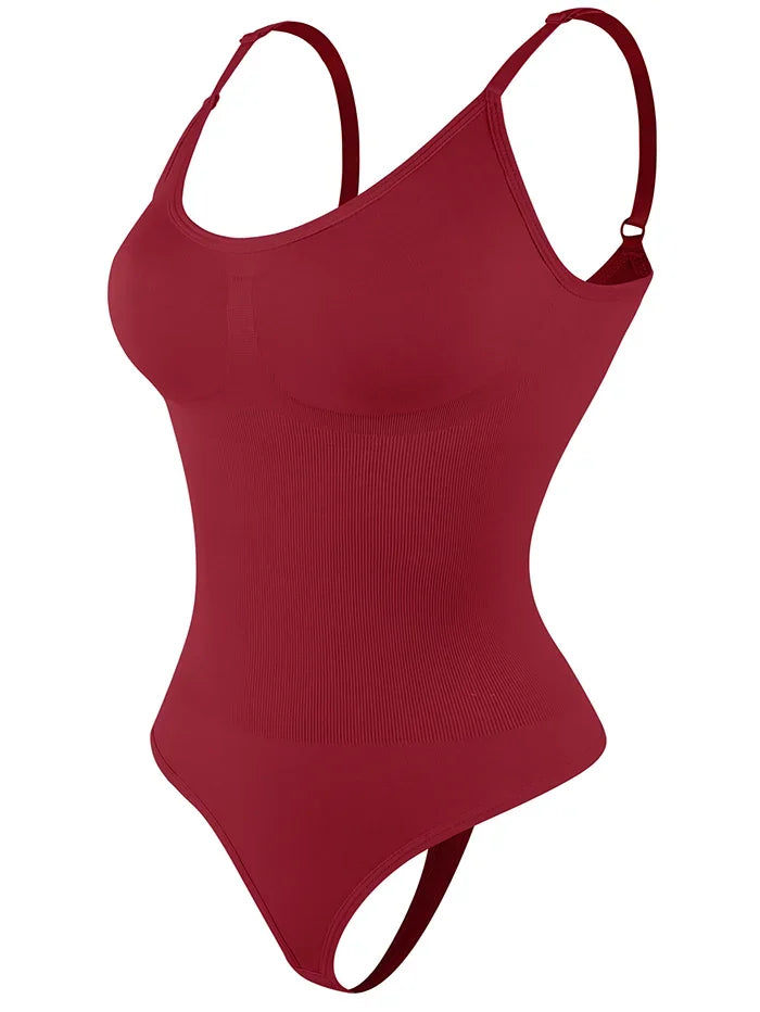 Tummy-Control Thong Bodysuit