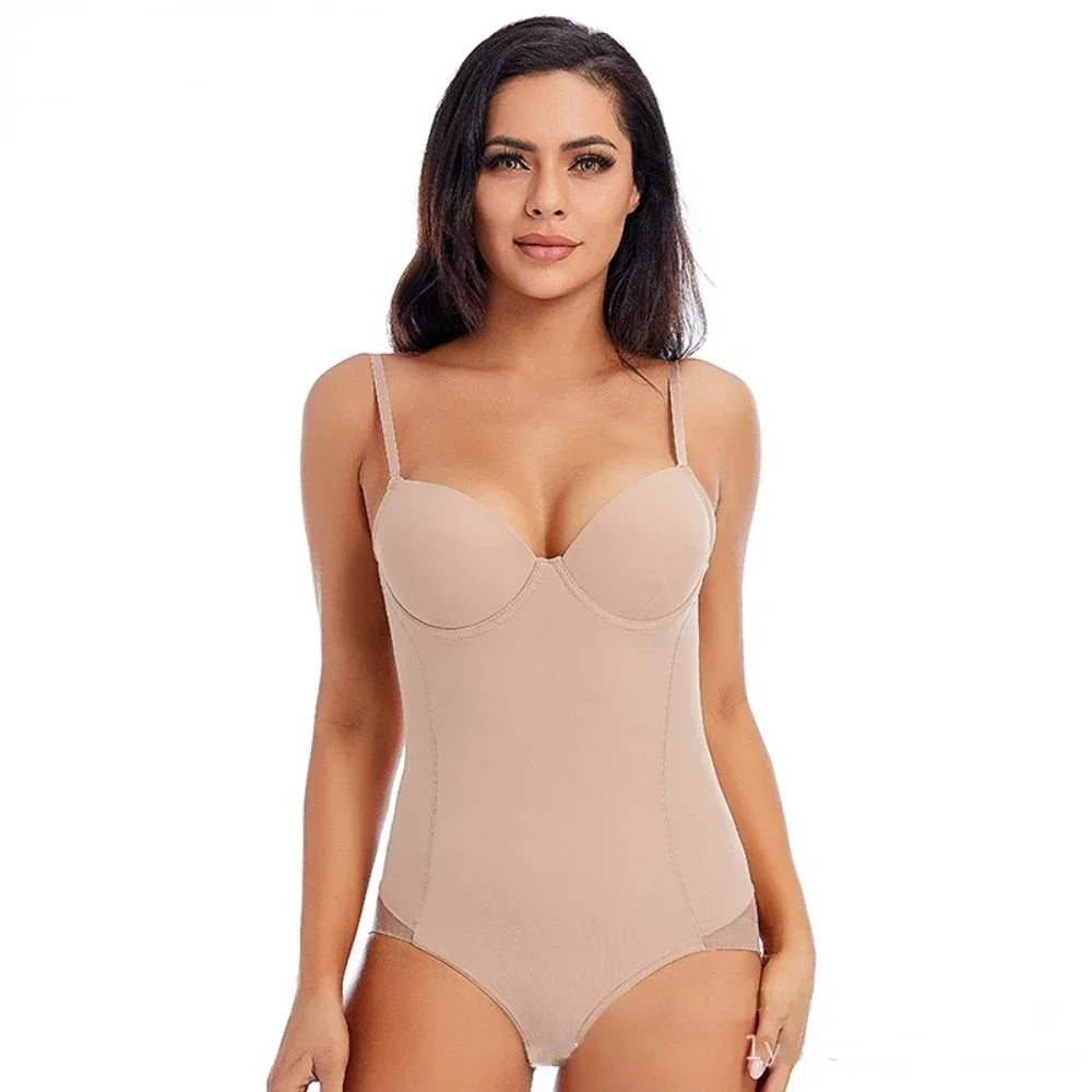 Women's Corset Bodysuit Shapewear – Slimming Underwire Lingerie