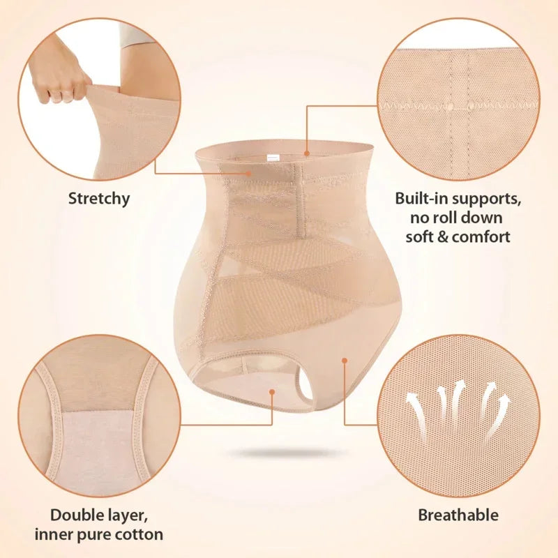 Women's Tummy Control Shapewear Panties – Seamless Butt Lifter Briefs