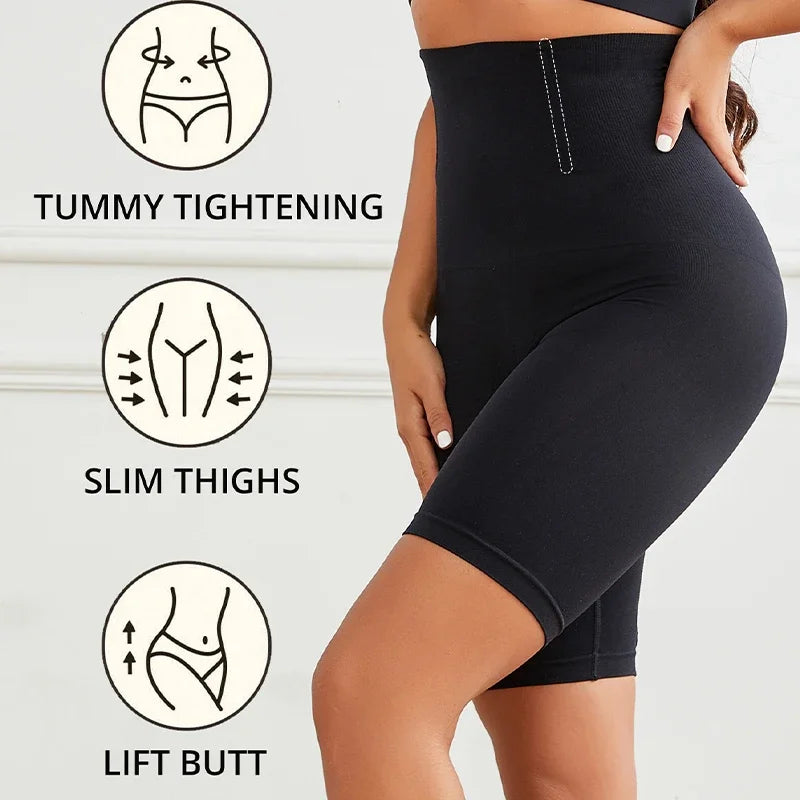 High Waist Tummy Control Shapewear Shorts – Butt Lifter & Thigh Slimmer
