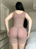 Plus Size Full Body Shapewear for Women – High Compression Adjustable Tummy Control Suit with Zipper
